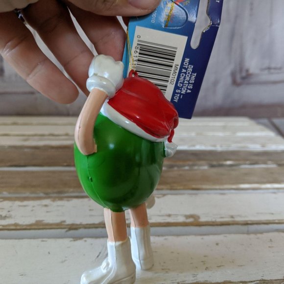 Kurt Adler green m&m ornament Xmas tree - Picture 3 of 6